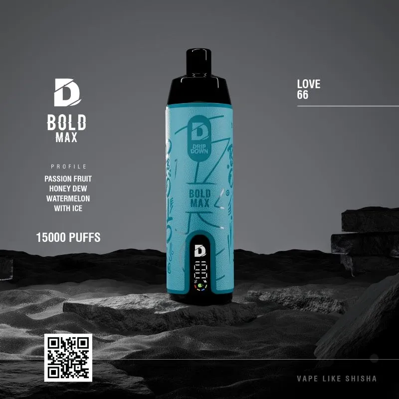 Drip Down BOLD MAX LOVE 66 0MG 15000 PUFFS