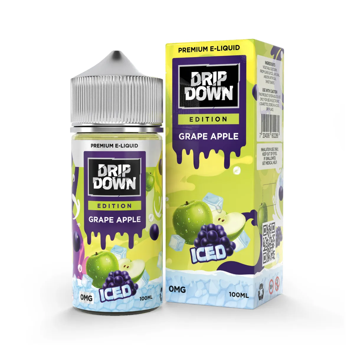Drip Down GRAPE Apple Iced 3MG 100ML
