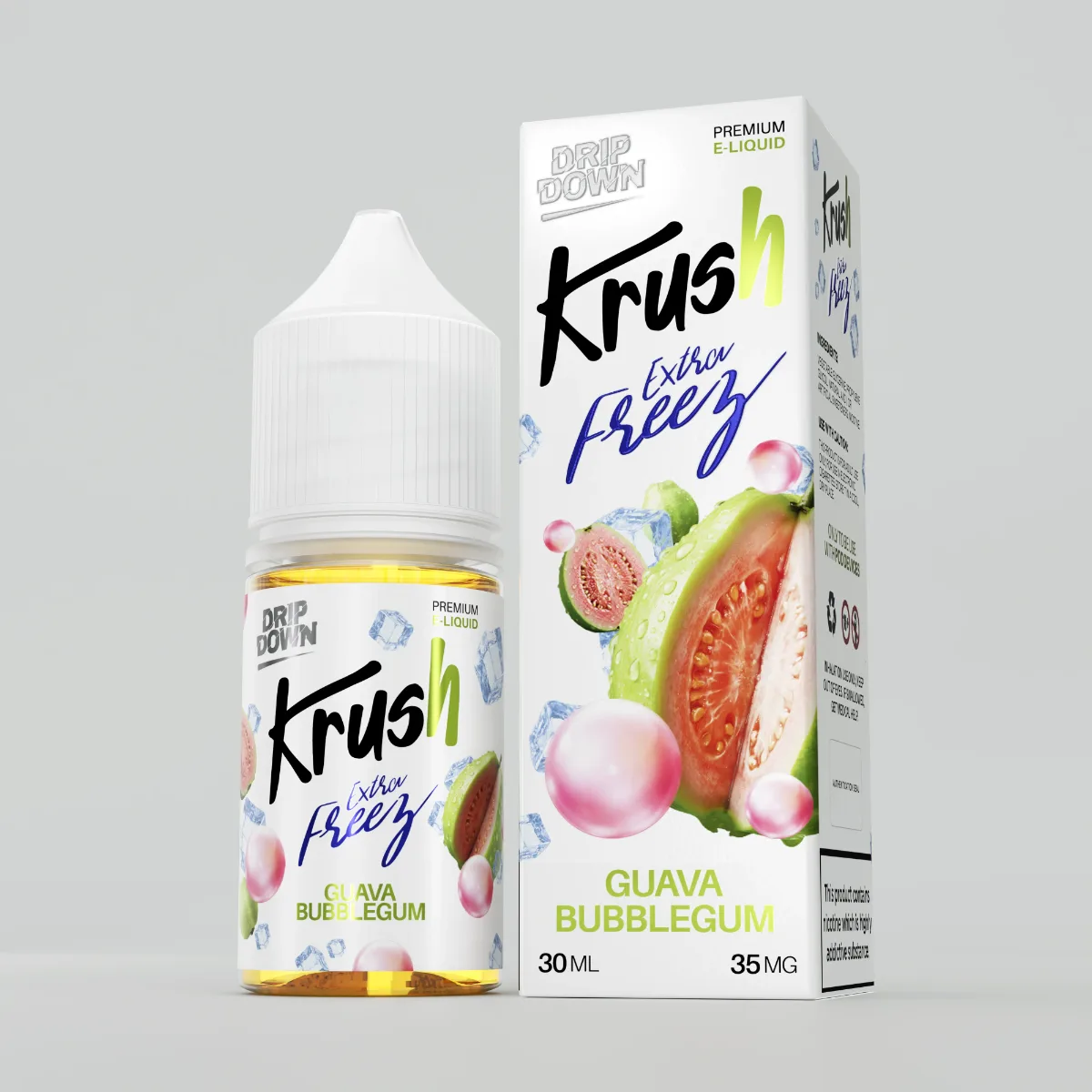 Drip Down Krush Guava Bubblegum Extra Freez 30ML 35MG