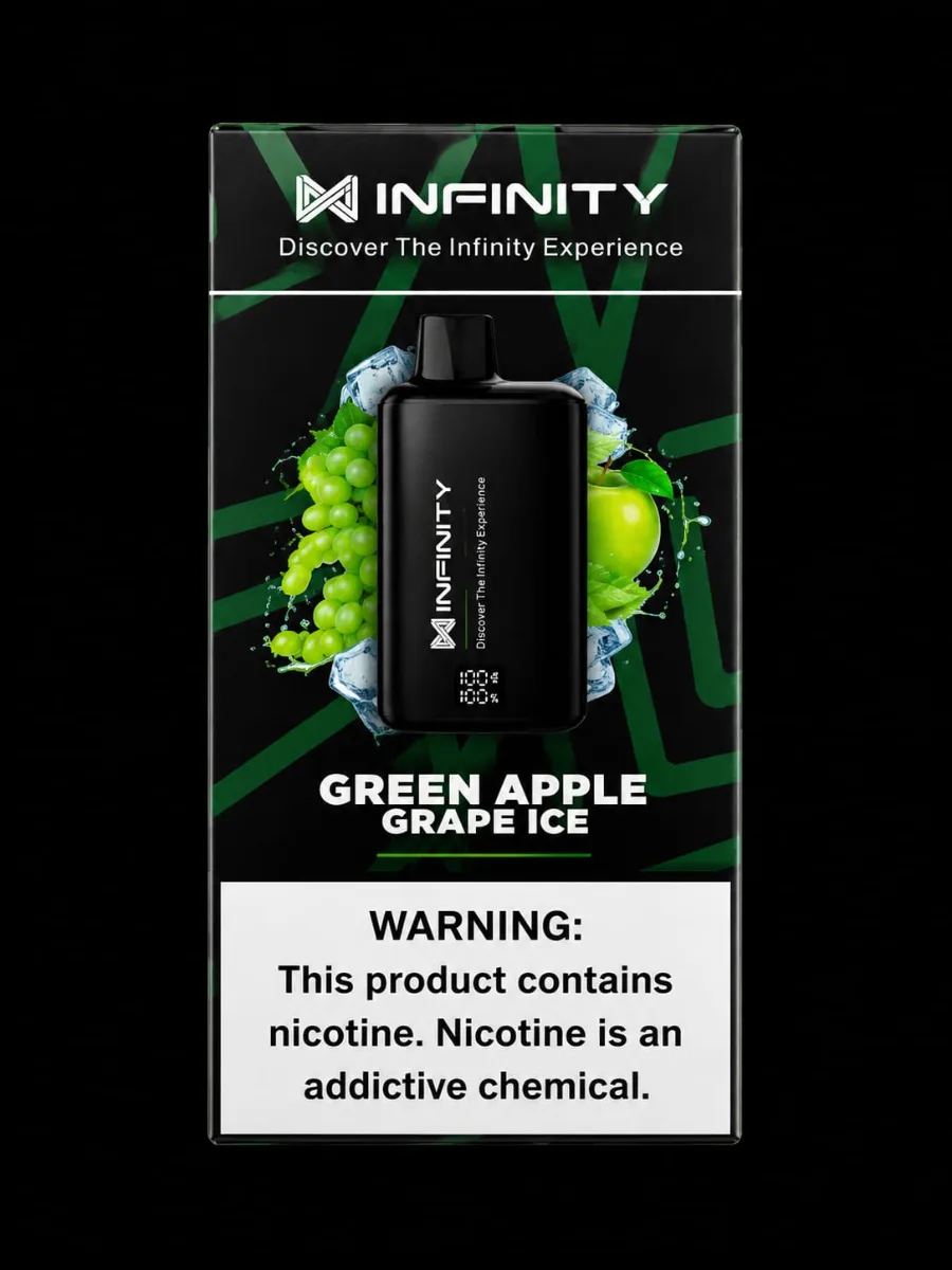 Infinity 5k Puffs - Green Apple Grape Ice 35MG