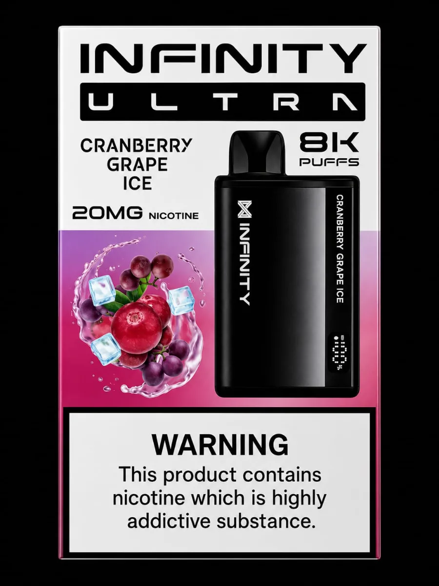 Infinity Ultra - Cranberry Grape Ice 8K 20MG