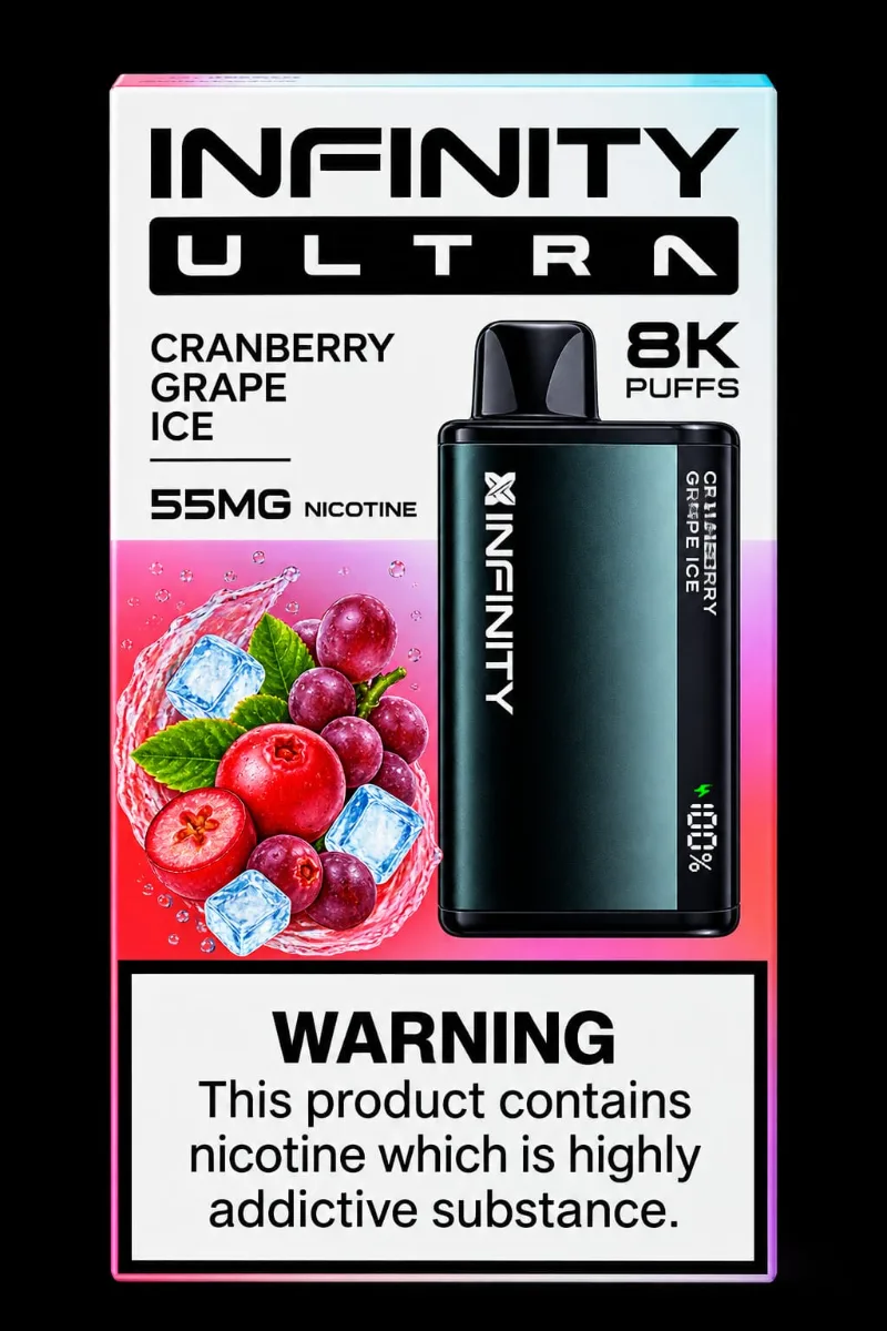 Infinity Ultra - Cranberry Grape Ice 8K 55MG