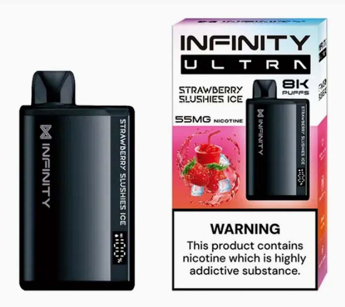 Infinity Ultra - Strawberry Slushies Ice 8K 55MG