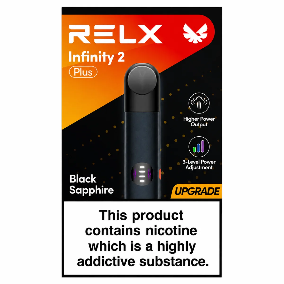 Relx Infinity  2  Plus  -  Black Sapphire