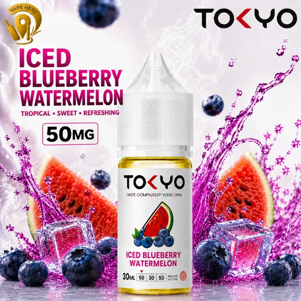 Tokyo Classic Iced Blueberry Watermelon 30 ml 30mg
