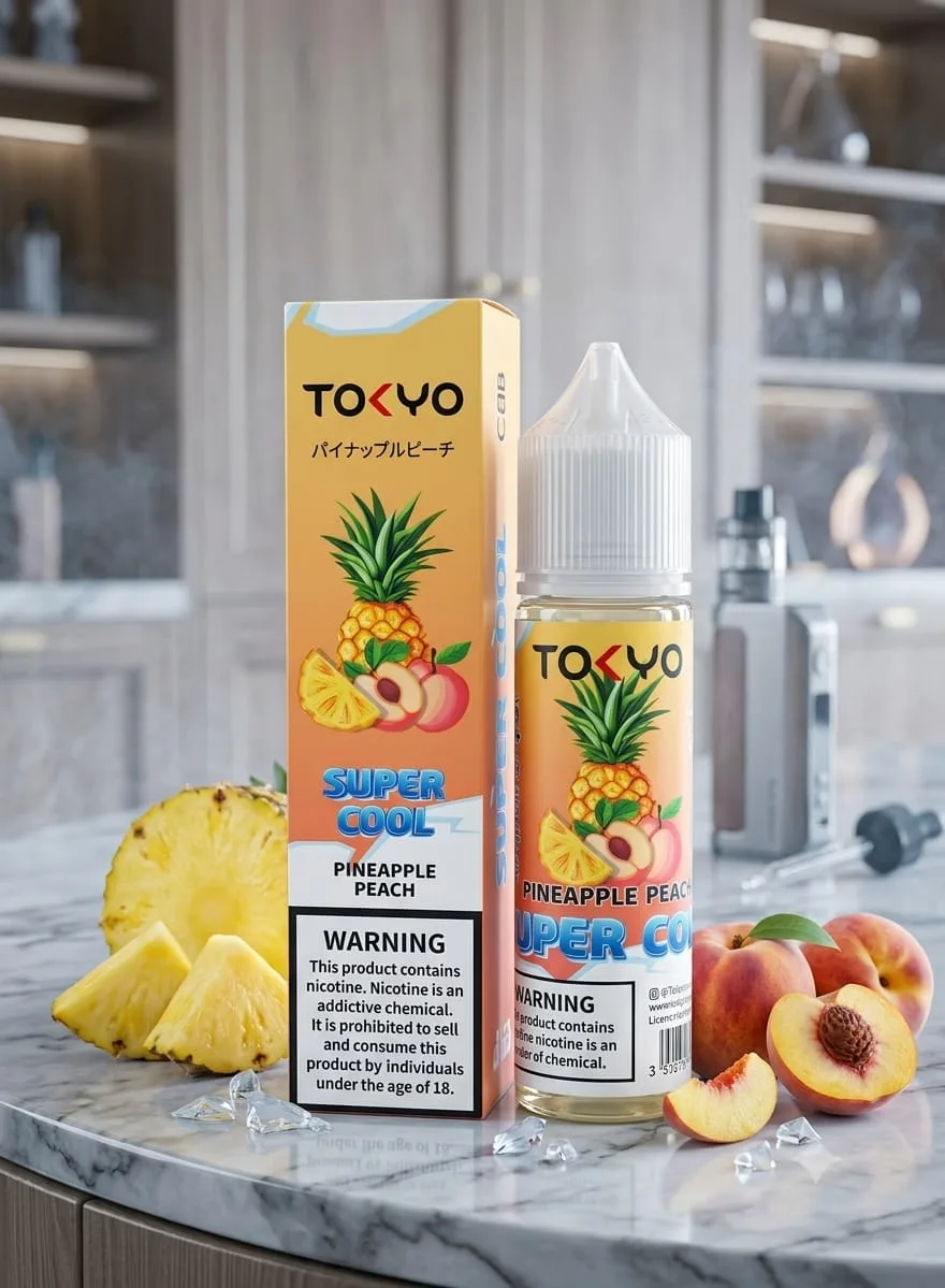Tokyo Super Cool - Pineapple Peach 3mg 60ml
