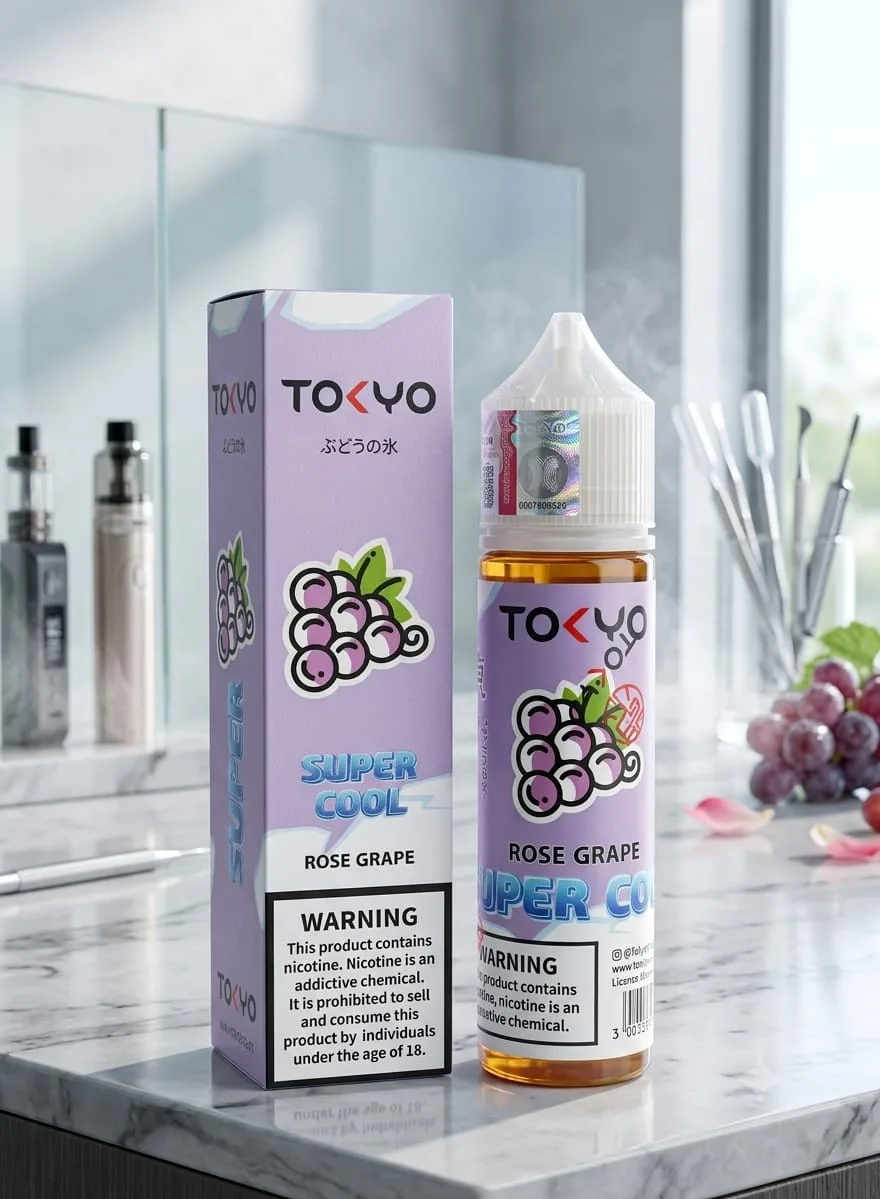 Tokyo Super Cool - Rose Grape 3mg 60ml