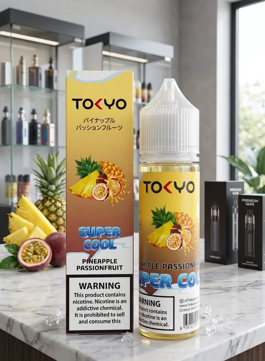 Tokyo Super Cool - Pineapple Passionfruit 6mg 60ml