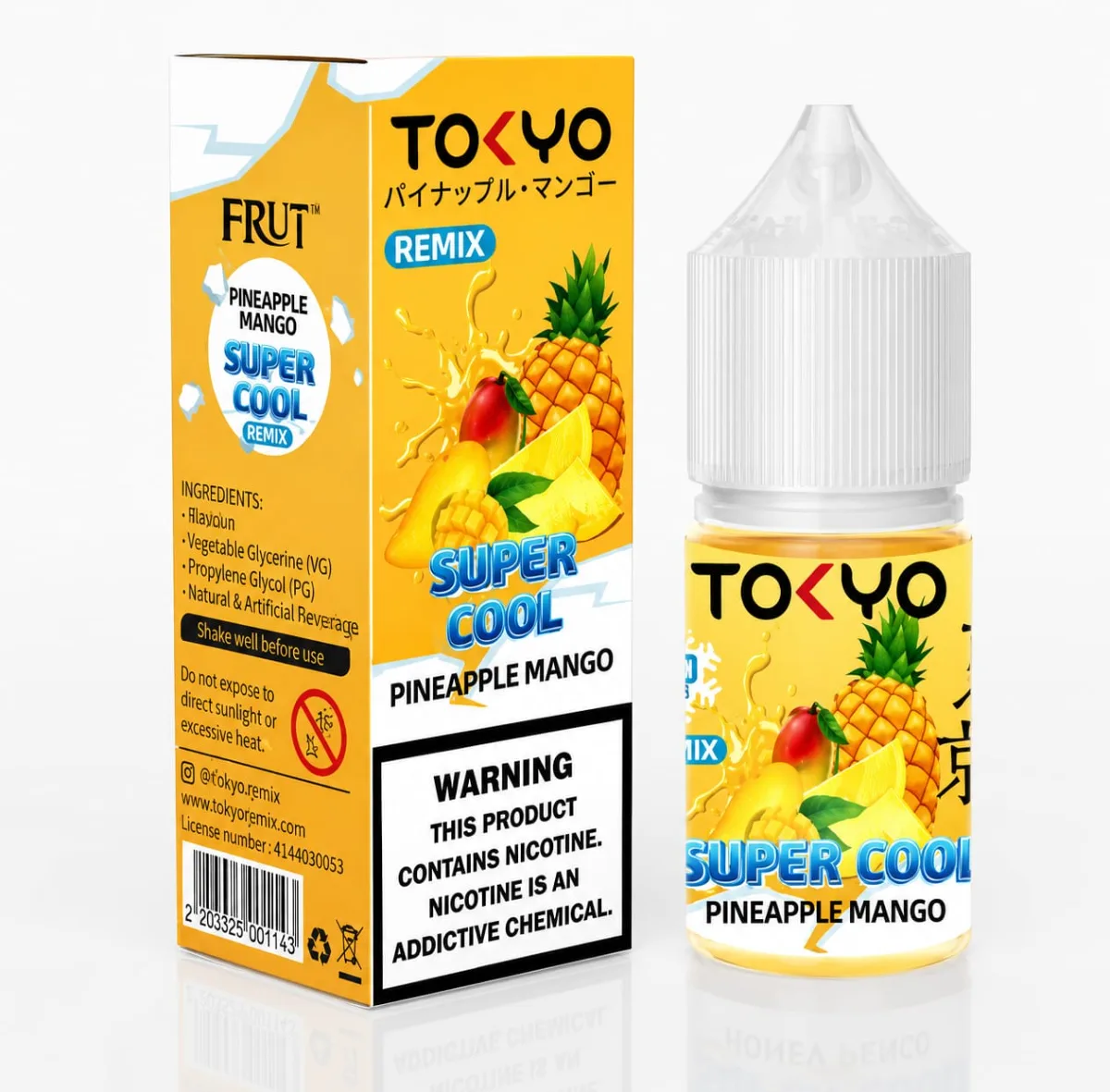 Tokyo Super Cool-Pineapple Mango 35mg 30ml