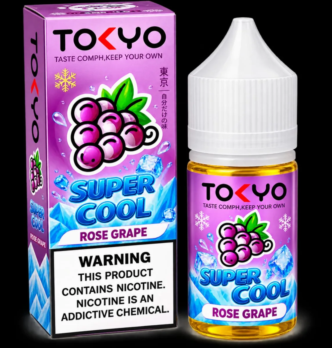 Tokyo Super Cool Rose Grape 30ml 50mg