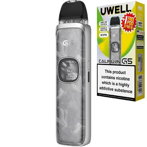 UWELL G5  POD KIT  silver marble
